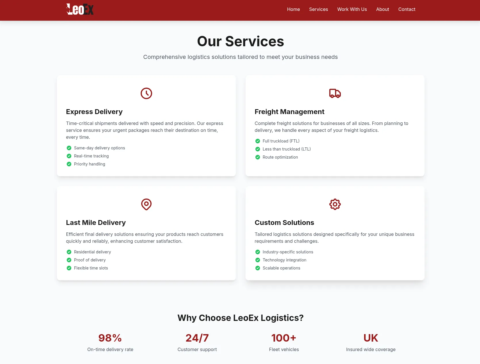 LeoEx Logistics — 2