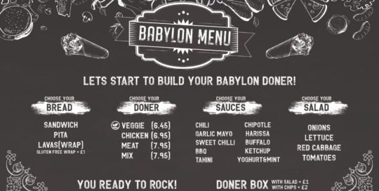 Babylon menu 1